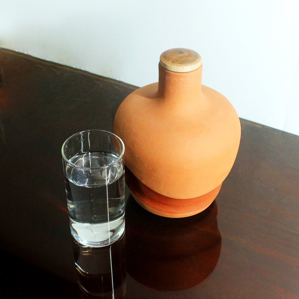 Terrcotta Water Bottle - Apple - Capacity 1.5L Approx | Verified Sustainable by Brown Living™