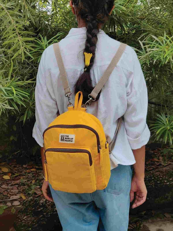 Buy The All Day Every Day Backpack in Daffodil Yellow | Shop Verified Sustainable Backpacks on Brown Living™