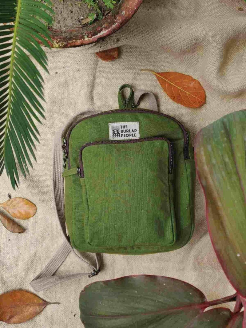 Buy The All Day Every Day Backpack in Moss Green | Shop Verified Sustainable Products on Brown Living