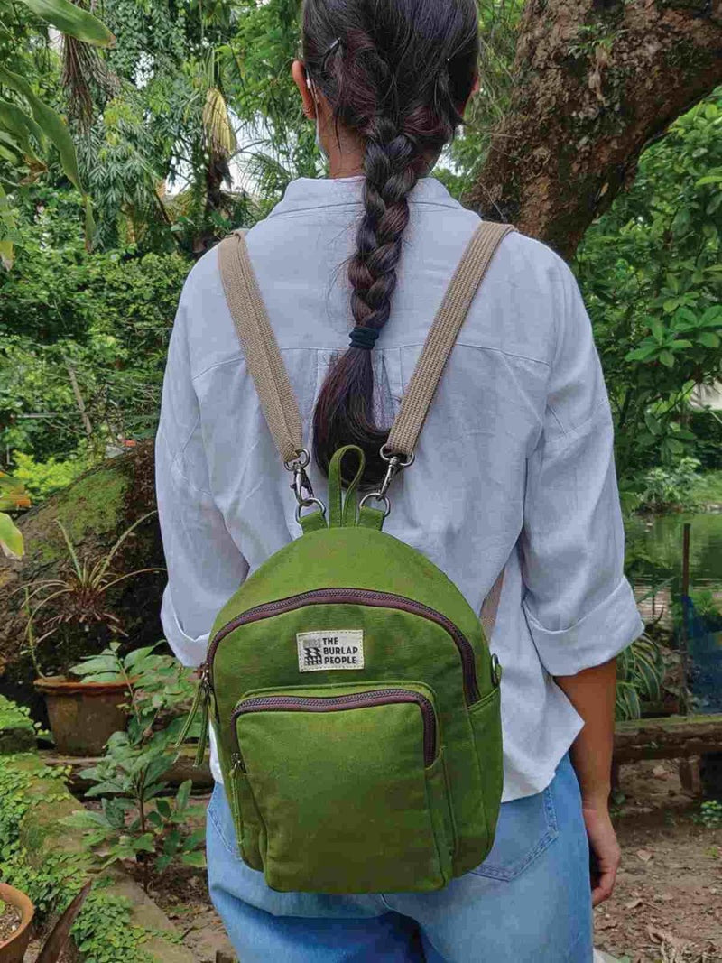 Buy The All Day Every Day Backpack in Moss Green | Shop Verified Sustainable Products on Brown Living