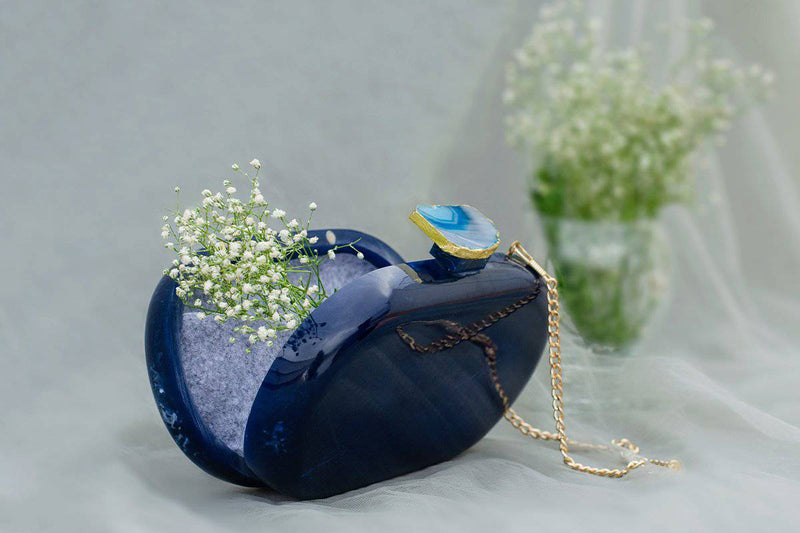 Buy The Blue Baroque Capsule Clutch | Shop Verified Sustainable Womens Clutch on Brown Living™