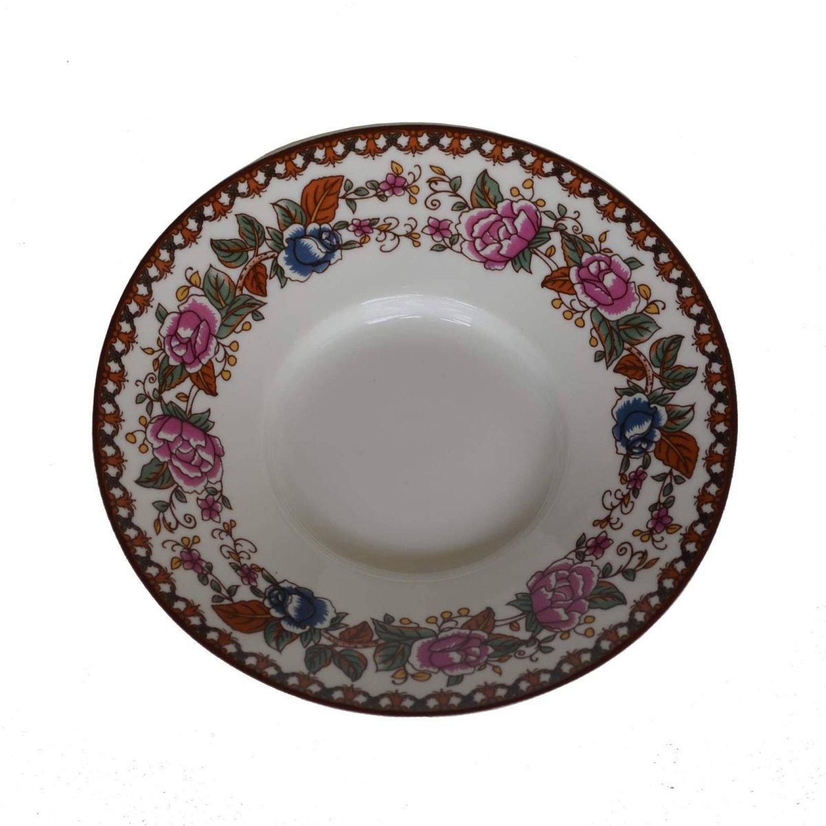 The Brewing Cup With Saucer - Pink Rose Print | Verified Sustainable by Brown Living™