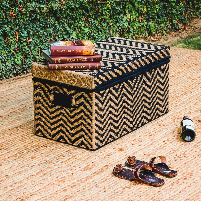 Buy The Buff Jute & Cotton Trunk | Shop Verified Sustainable Products on Brown Living