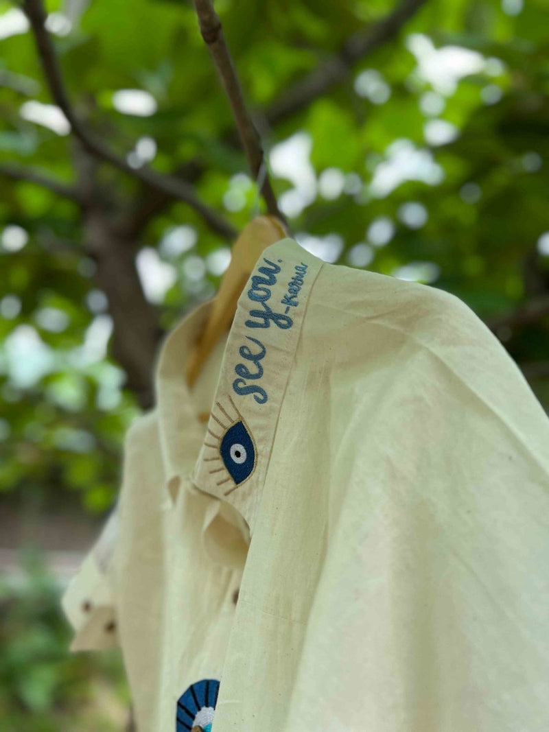 Buy The Evil Eye Shirt | Shop Verified Sustainable Womens Shirt on Brown Living™