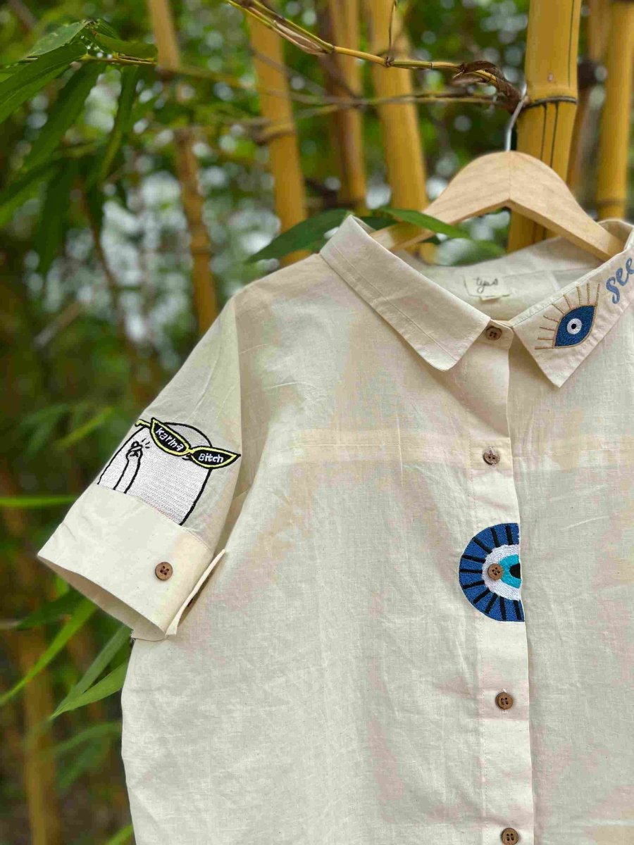 The Evil Eye Shirt | Verified Sustainable by Brown Living™