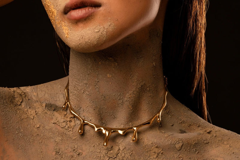 Buy The Golden Drop Necklace | Shop Verified Sustainable Womens Necklaces on Brown Living™