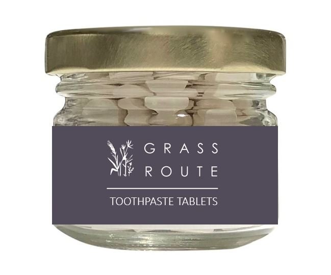 The Grass Route Toothpaste Tablets, 60 tabs | Verified Sustainable by Brown Living™