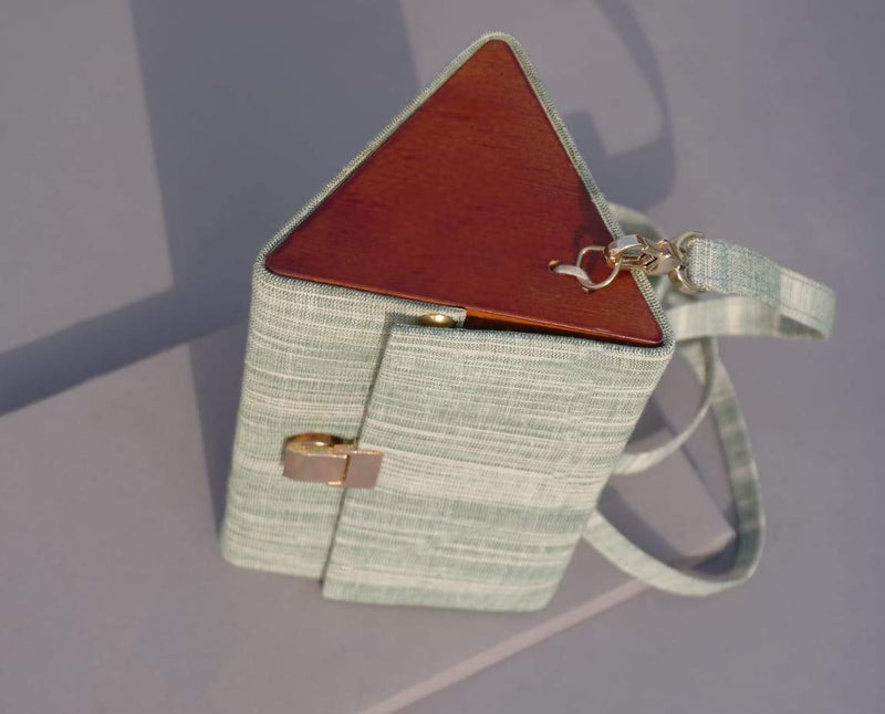 Buy The Green Triangle Shoulder Bag | Shop Verified Sustainable Products on Brown Living