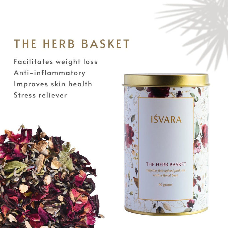 Buy The Herb Basket - Floral Pink Tea | Shop Verified Sustainable Tea on Brown Living™