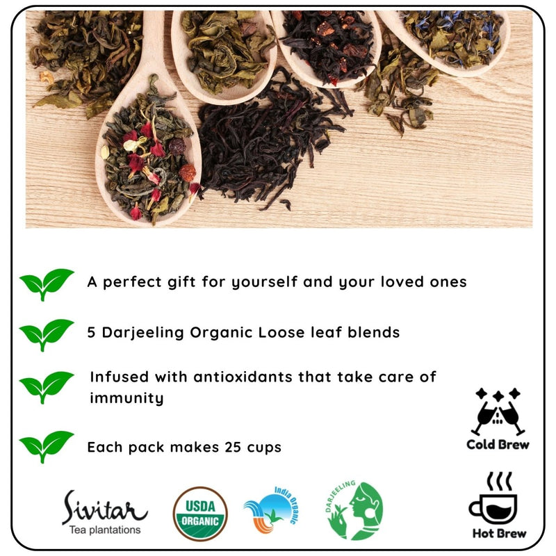 Buy The Holiday Series - Makes 125 Cups | Shop Verified Sustainable Tea on Brown Living™