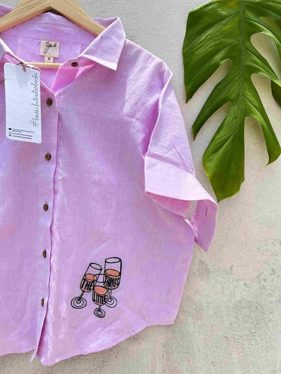 The Lilac Cheers Shirt | Verified Sustainable by Brown Living™