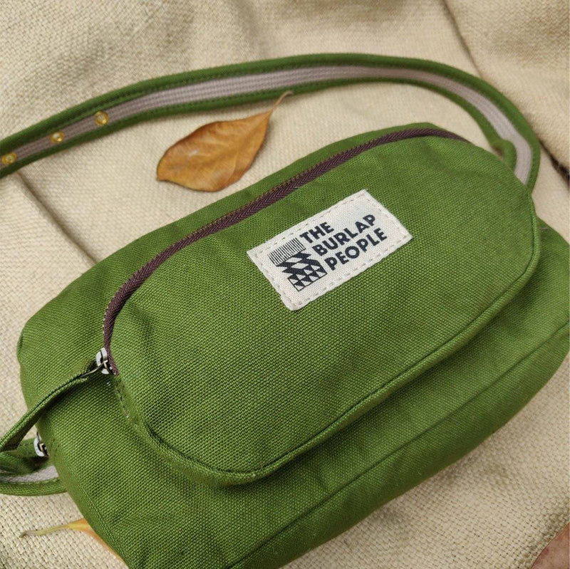 Buy The Travel Light Pack in Moss Green | Shop Verified Sustainable Fanny Packs on Brown Living™
