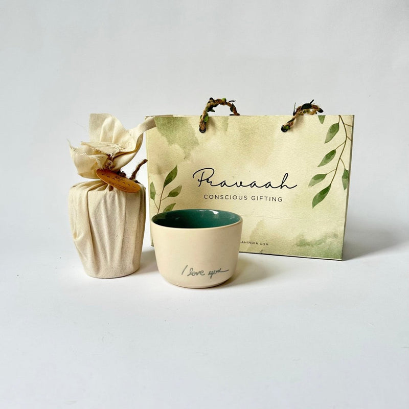 Buy The Warmth Gift Hamper | Cup, Candle and Card | Shop Verified Sustainable Gift Hampers on Brown Living™