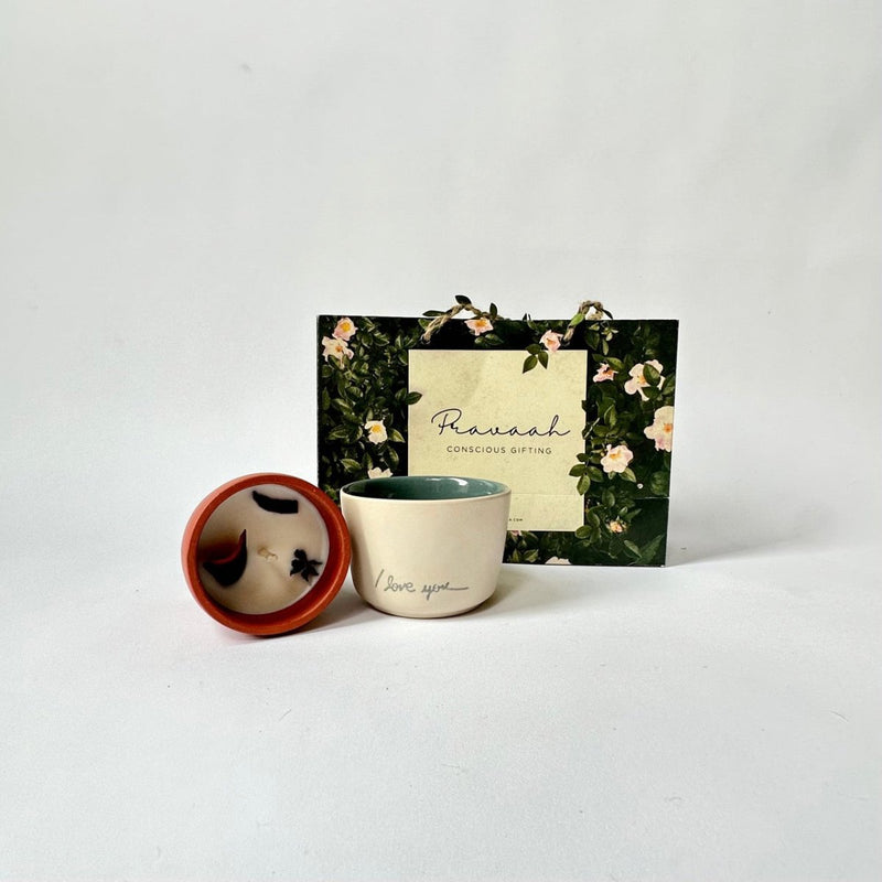 Buy The Warmth Gift Hamper | Cup, Candle and Card | Shop Verified Sustainable Gift Hampers on Brown Living™