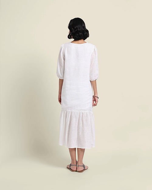Buy The Whirl Linen Dress | Shop Verified Sustainable Products on Brown Living