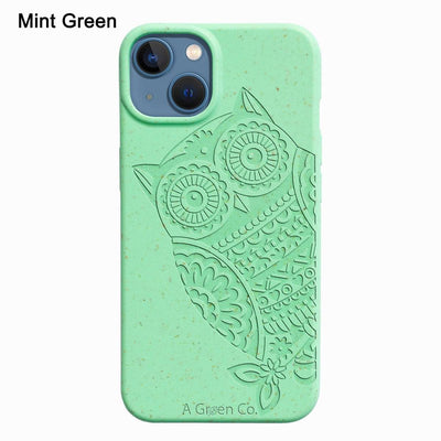 The Wise Owl - Biodegradable Eco - Friendly Mobile Cover /Phone – Tech Accessories on Brown Living™. SKU: 177 - 15719 - OWL - 13 - 004. Img 7.