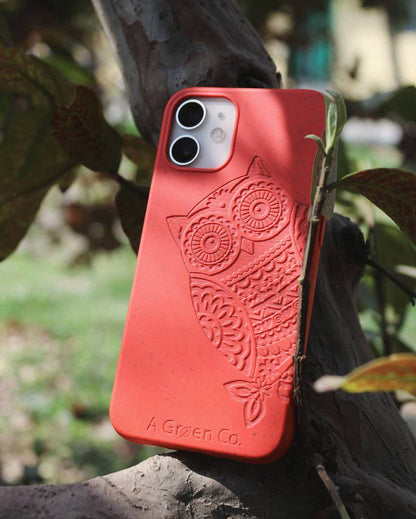 The Wise Owl - Biodegradable Eco - Friendly Mobile Cover /Phone | Verified Sustainable by Brown Living™