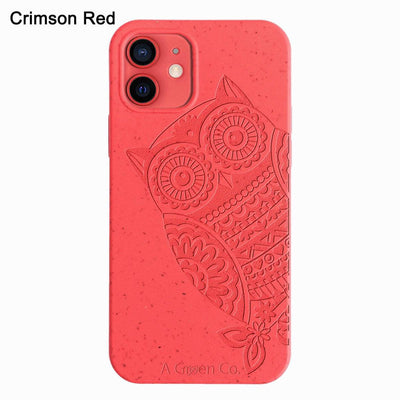 The Wise Owl - Biodegradable Eco - Friendly Mobile Cover /Phone – Tech Accessories on Brown Living™. SKU: 177 - 15727 - OWL - 13Pro - 005. Img 4.