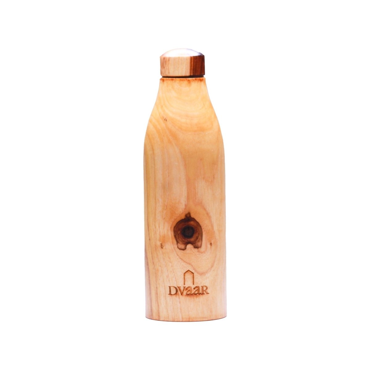 The Wooden Copper Bottle - Teak Wood | Verified Sustainable by Brown Living™