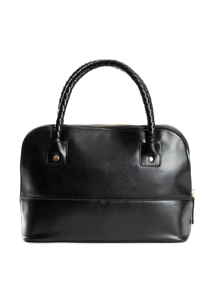 Theia (Black) | Women's Bag Made with Cactus Leather | Verified Sustainable by Brown Living™