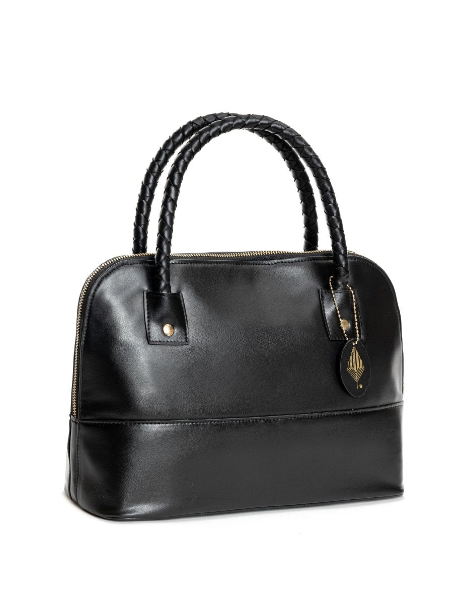 Theia (Black) | Women's Bag Made with Cactus Leather | Verified Sustainable by Brown Living™