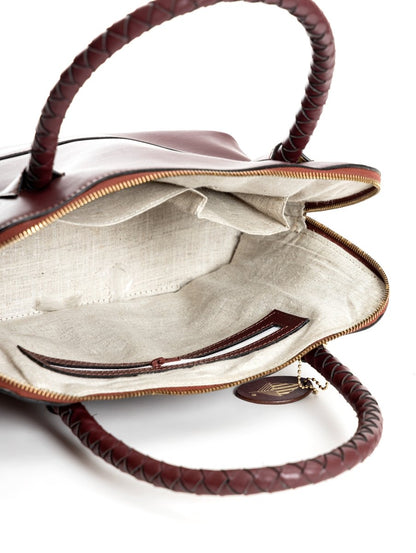 Theia (Red) | Women's Bag Made with Cactus Leather | Verified Sustainable by Brown Living™