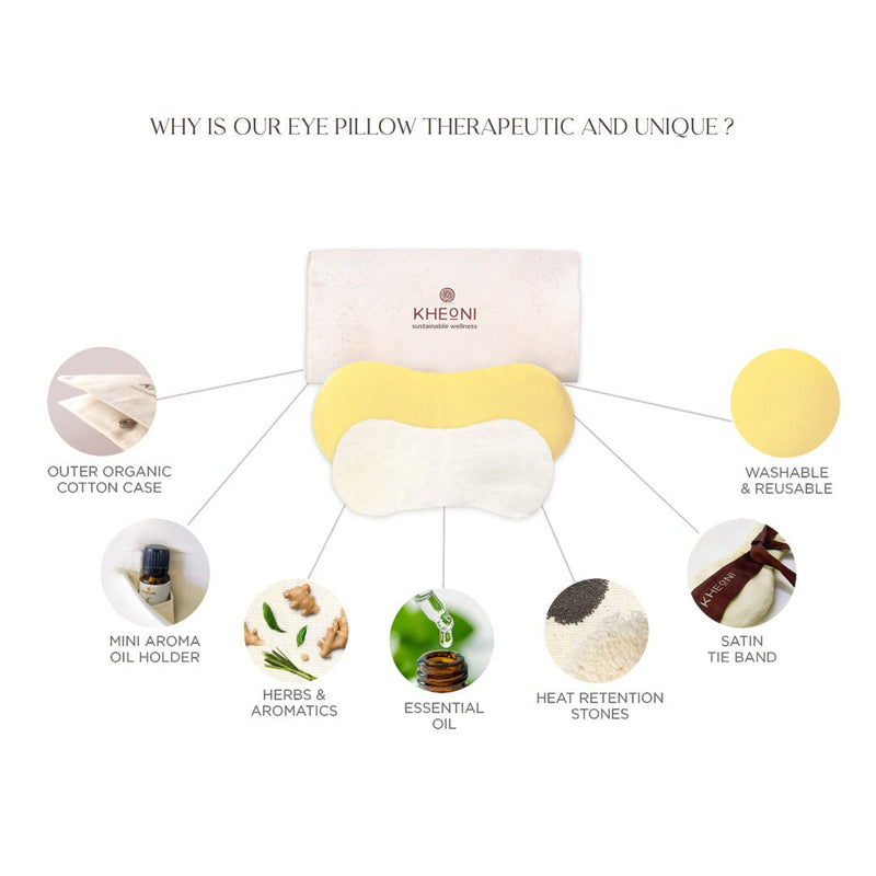 Buy Therapeutic Rose Eye Pillow | Shop Verified Sustainable Products on Brown Living