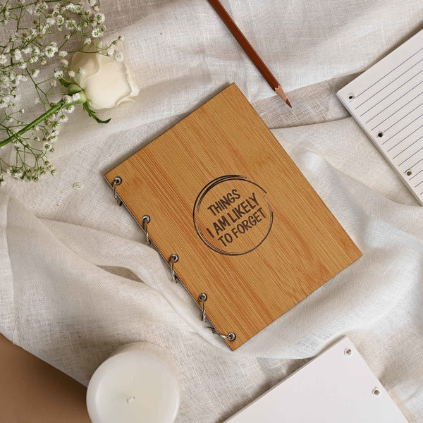 Buy Things I am Likely To Forget - Refillable Notebook | Shop Verified Sustainable Notebooks & Notepads on Brown Living™