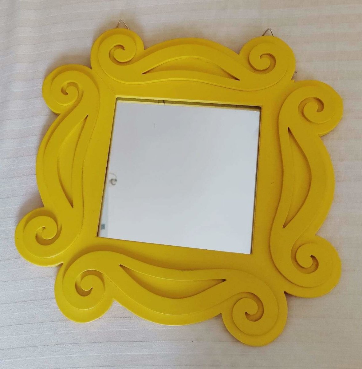 THINK EARTH FRIENDS CLASSIC YELLOW MIRROR WITH FRAME | Verified Sustainable by Brown Living™
