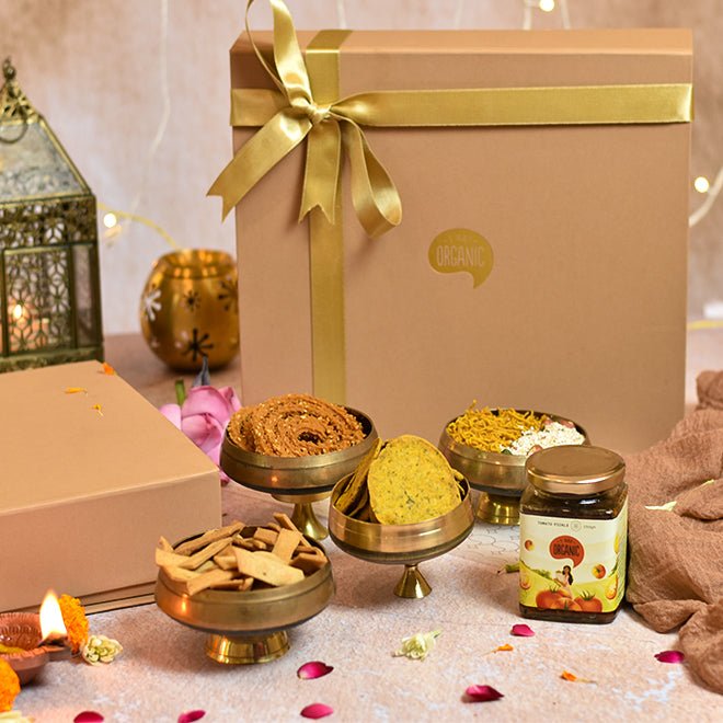 Buy Thoda Sa Namkeen Diwali Hamper | Shop Verified Sustainable Healthy Snacks on Brown Living™