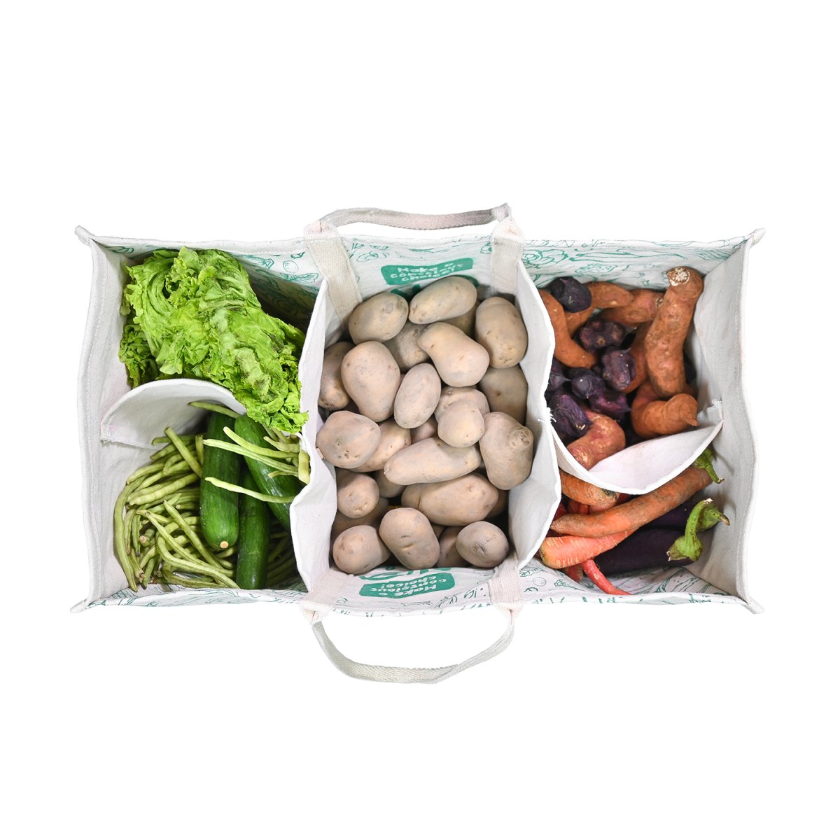 Thoughtfully Designed Grocery Bag Made with Heavy Cloth | Verified Sustainable by Brown Living™