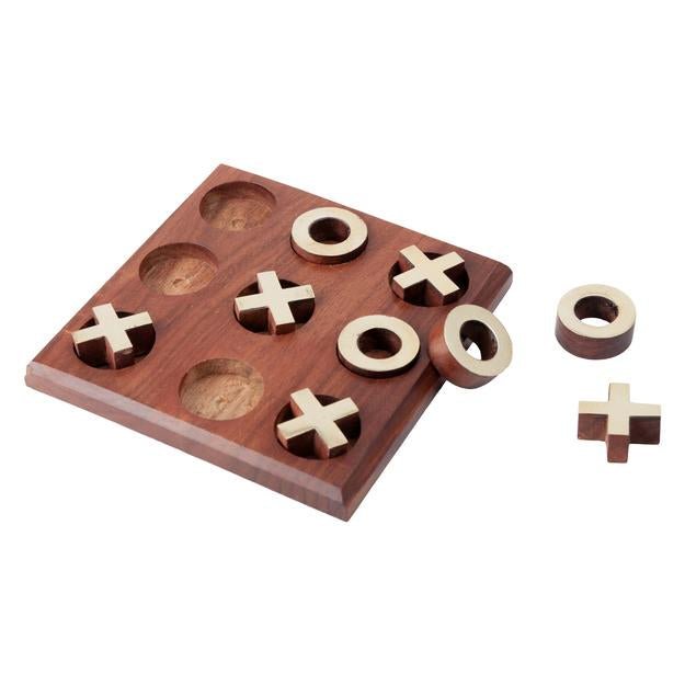 Buy Tick Tack Toe- Metal Naughts & Crosses Travel Board Game | Shop Verified Sustainable Learning & Educational Toys on Brown Living™