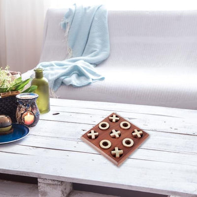 Tick Tack Toe - Metal Naughts & Crosses Travel Board Game – Learning & Educational Toys on Brown Living™. SKU: 1076. Img 5.