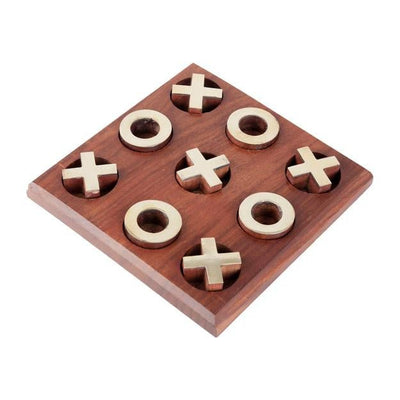 Tick Tack Toe - Metal Naughts & Crosses Travel Board Game – Learning & Educational Toys on Brown Living™. SKU: 1076. Img 8.
