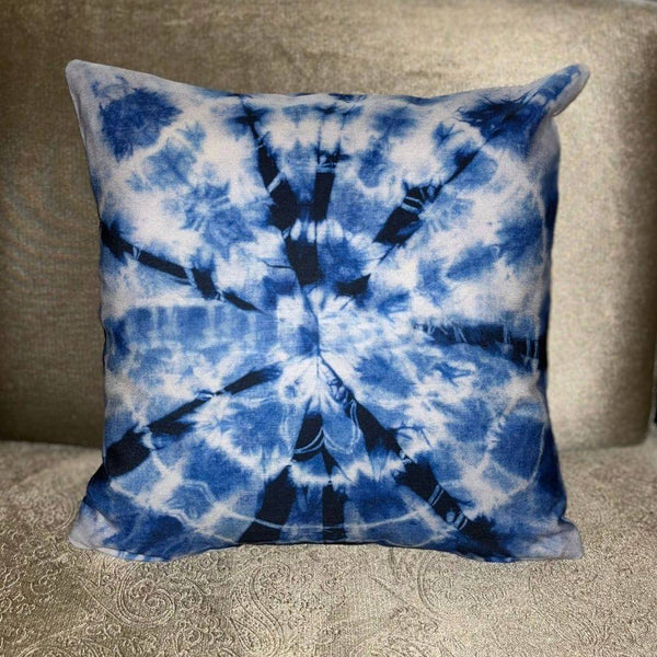 Buy Tie-Dye Cushion Cover | Upcycled Linen | Shop Verified Sustainable Covers & Inserts on Brown Living™