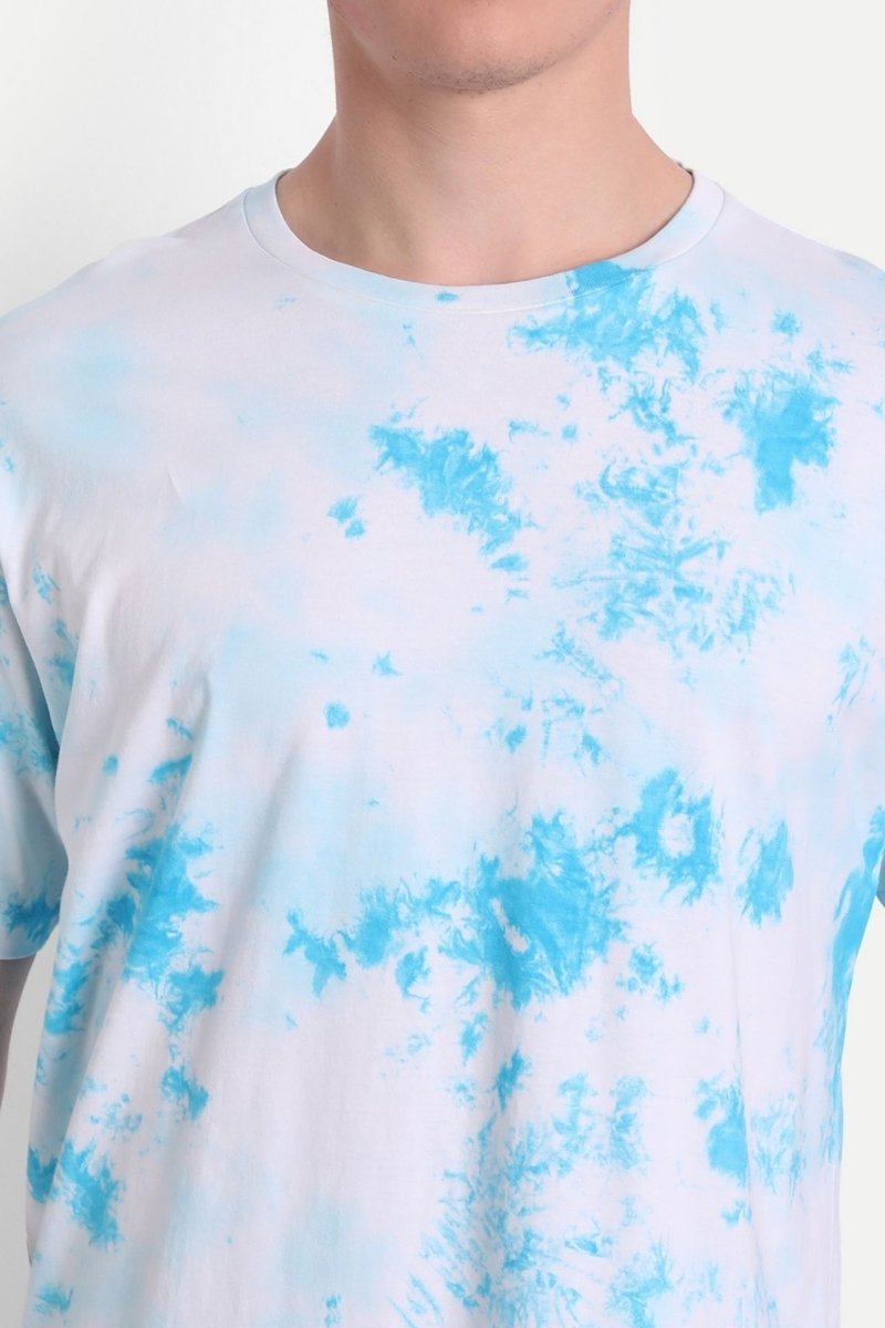 Buy Tie-Dye Organic Cotton Men's Tee | Alaskan Blue | NEW ARRIVALS | Shop Verified Sustainable Products on Brown Living
