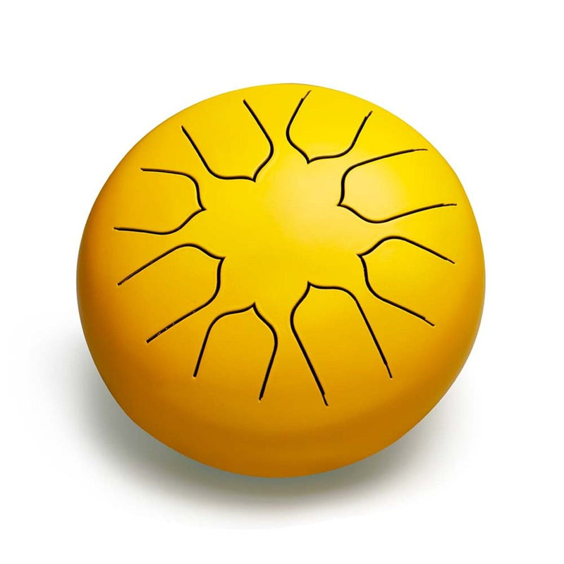 Buy Tongue Drum- 6.3 inches- Yellow | Shop Verified Sustainable Musical Instruments on Brown Living™