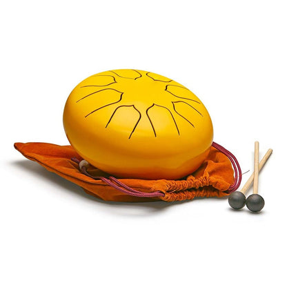 Tongue Drum - 6.3 inches - Yellow | Verified Sustainable by Brown Living™