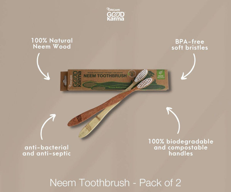 Buy Toothbrush pack of - Pack of 4 | Shop Verified Sustainable Tooth Brush on Brown Living™