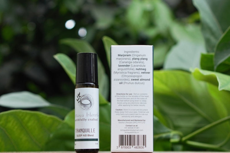 Buy Tranquille Sleep Aid roll on | Marjoram and Ylang Ylang | Shop Verified Sustainable Essential Oils on Brown Living™