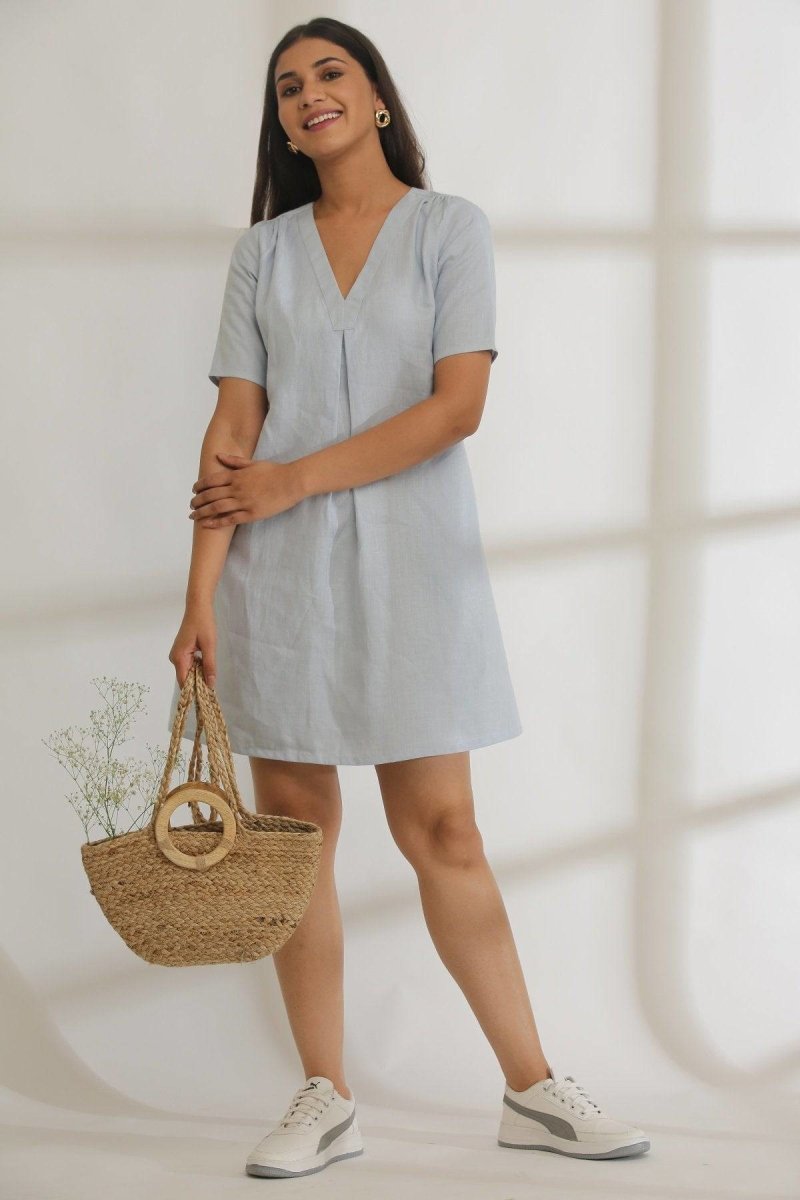 Buy Travelers Tunic Hemp Dress | Shop Verified Sustainable Womens Dress on Brown Living™