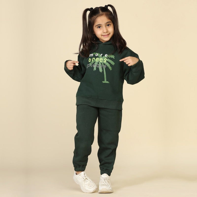 Buy Trees-Please Unisex Hoodie, Dark Green | Planet First | Shop Verified Sustainable Products on Brown Living