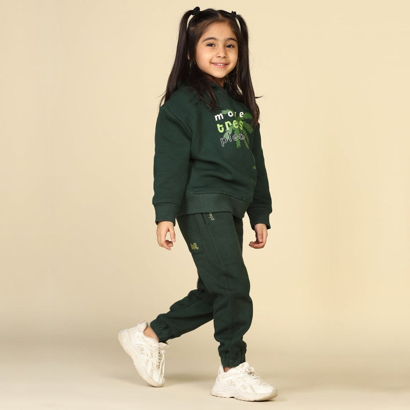 Buy Trees-Please Unisex Hoodie, Dark Green | Planet First | Shop Verified Sustainable Products on Brown Living