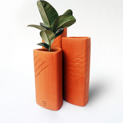 Trigo Terracotta Planters Set of 3 (Large,Medium,Small) – Pots & Planters on Brown Living™. SKU: PLT - TRG. Img 2.