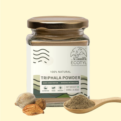 Triphala Powder for Digestive Health & Immune System - 100g | Verified Sustainable by Brown Living™