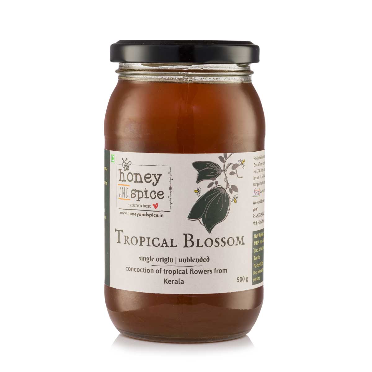 Tropical Blossom Honey | Made In Small Batches | Verified Sustainable by Brown Living™