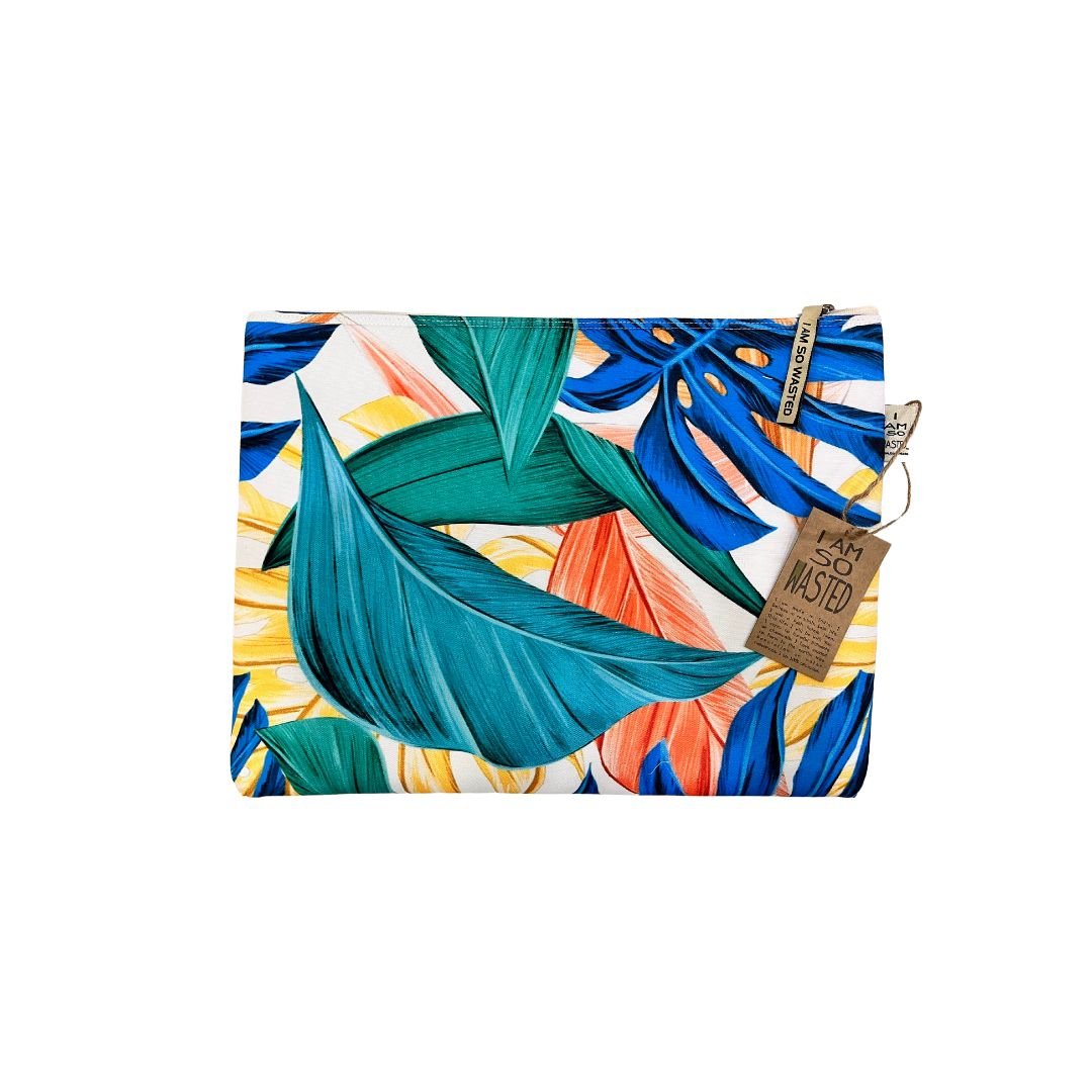 Recycled Tropical Laptop Sleeve | Verified Sustainable by Brown Living™