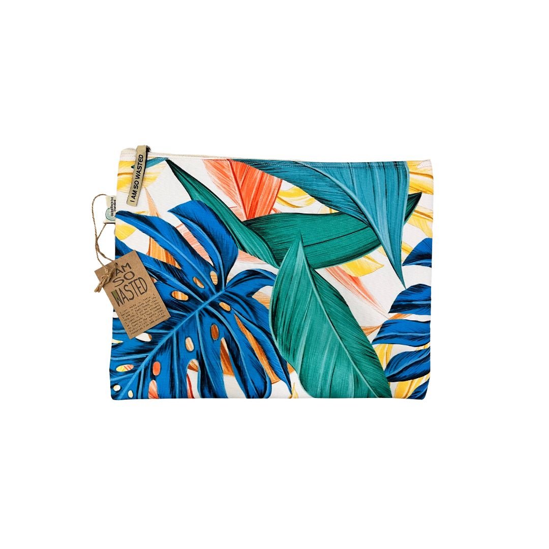 Recycled Tropical Laptop Sleeve | Verified Sustainable by Brown Living™