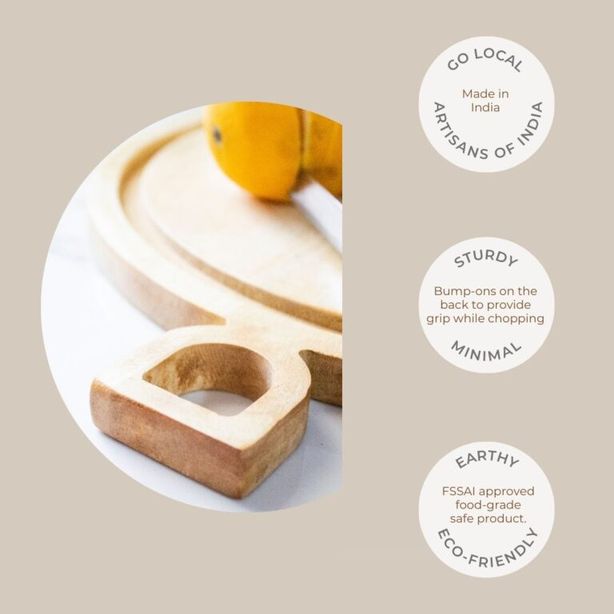 Buy Trough Mango Wood Chopping Board | Shop Verified Sustainable Kitchen Tools on Brown Living™