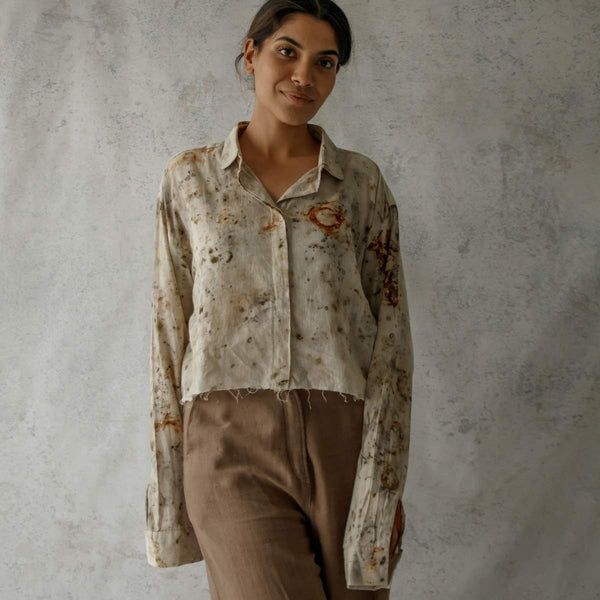 Buy True Spring | Crop Shirt | Shop Verified Sustainable Products on Brown Living